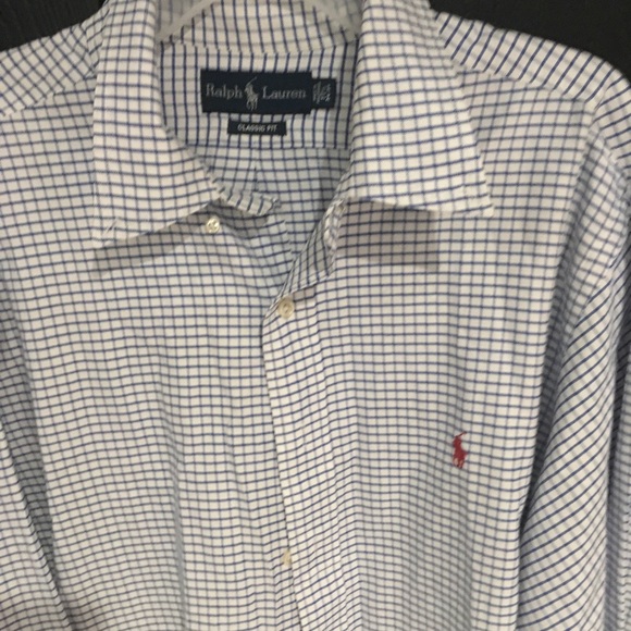 Mens button down by Ralph Lauren size 17.5 34/35 - Picture 2 of 3